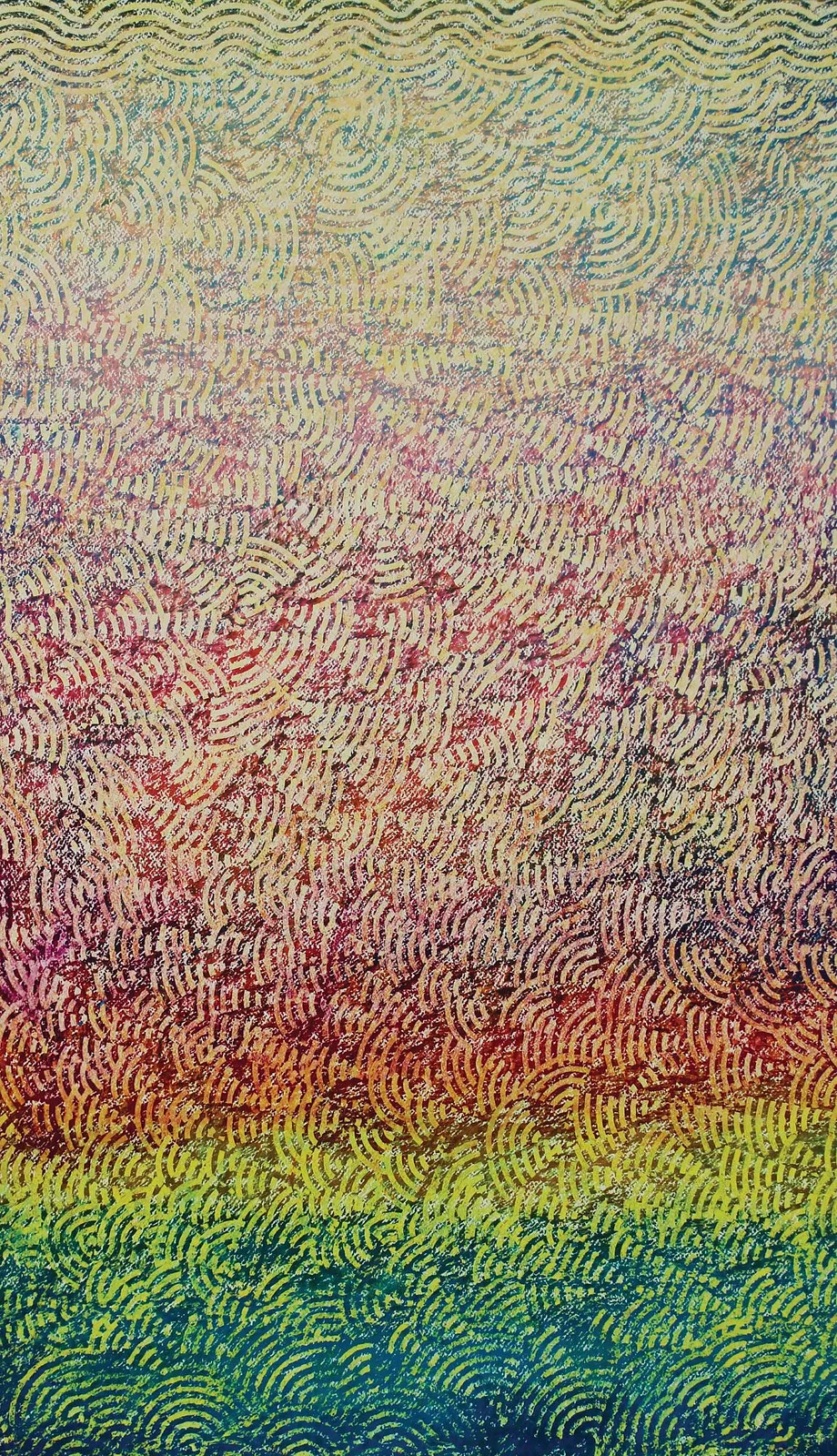 Image of Presence 3.04 — "Presence" Series by Maryan Besaga, size: 120 х 75 см, made of pastel, paper, Graphics medium, from Ukraine, part of the PRESENCE series, priced at $3500
