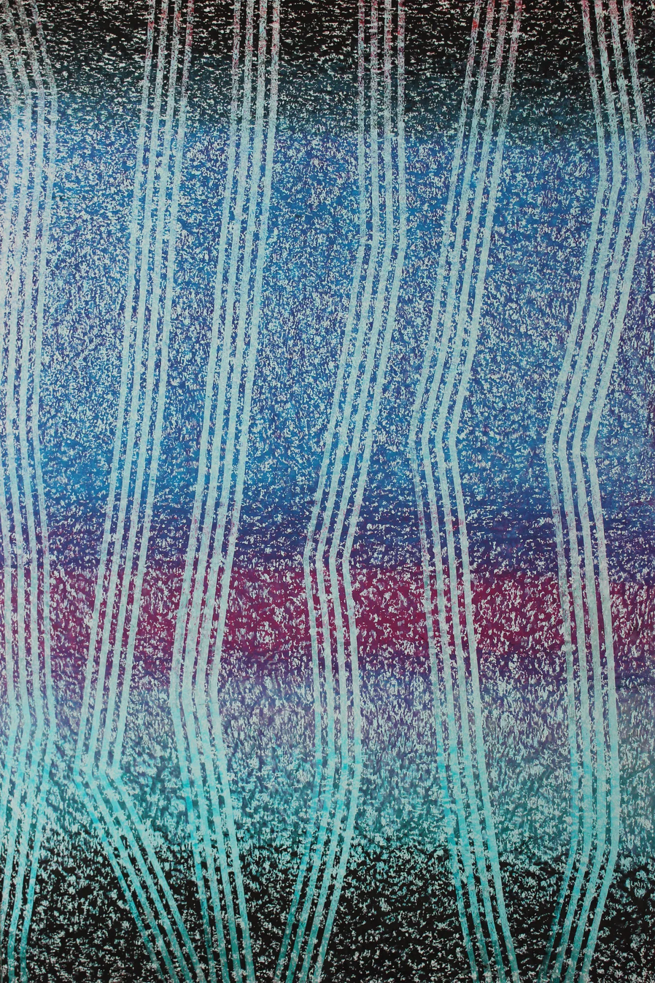 Image of Cosmology ІІI — "Presence" Series by Maryan Besaga, size: 110 х 80 см, made of pastel, paper, Graphics medium, from Ukraine, part of the PRESENCE series, priced at $2500