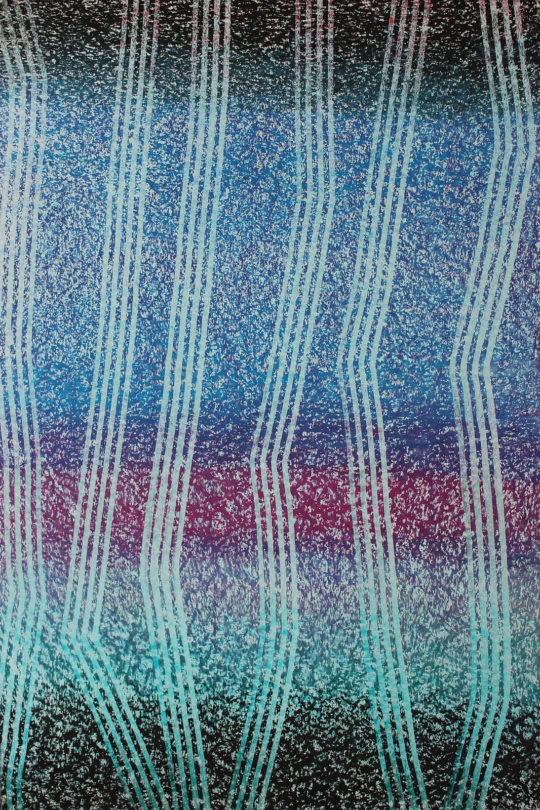 Image of Cosmology ІІI — "Presence" Series by Maryan Besaga, size: 110 х 80 см, made of pastel, paper, Graphics medium, from Ukraine, part of the PRESENCE series, priced at $2500