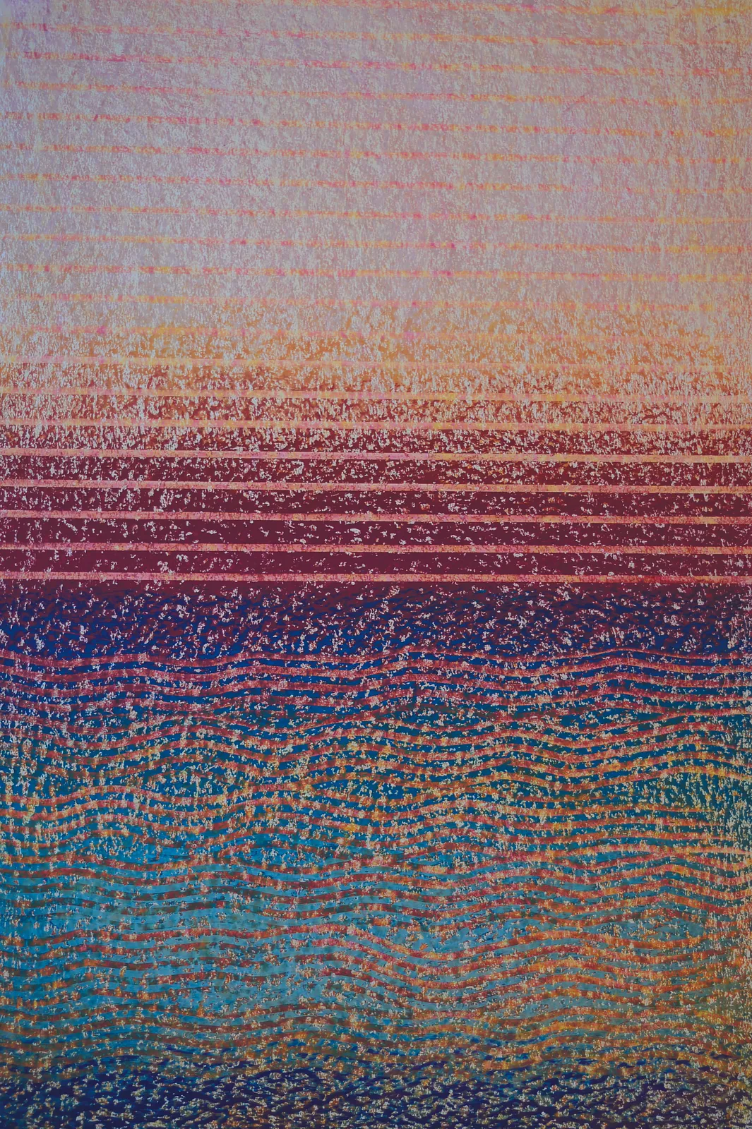 Image of Presence 5.01  — "Presence" Series by Maryan Besaga, size: 110 х 80 см, made of pastel, paper, Graphics medium, from Ukraine, part of the PRESENCE series, priced at $2500