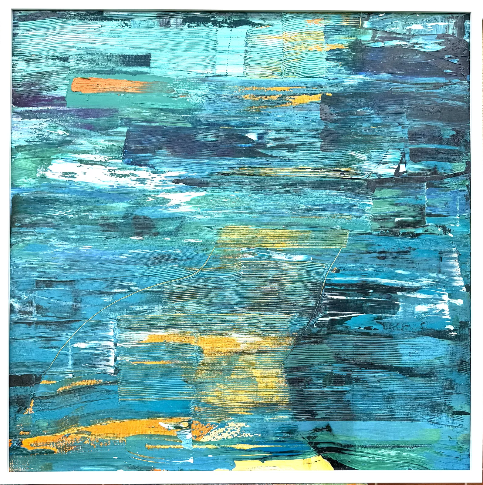 Image of Insomnia VII — "Insomnia" Series by Maryan Besaga, size: 90 Х 90 см, made of oil on canvas, Painting medium, from  Ukraine, part of the INSOMNIA series, priced at $2000