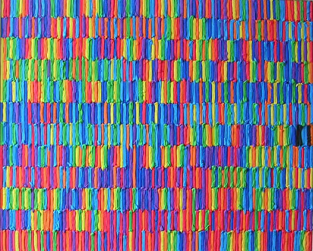 Image of Sonata. Bach. "Transformation" Series. by Maryan Besaga, size: 80 х100 cm, made of acrylic on canvas, Painting medium, from Укарїна, part of the TRANSFORMATION series