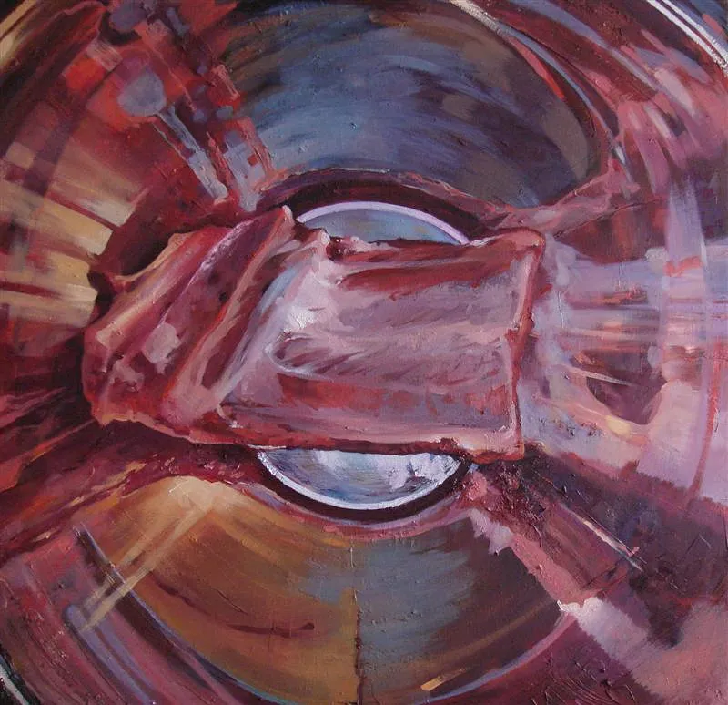 Image of Re-born VI by Maryan Besaga, size: 90 Х 90 см, made of oil on canvas, Painting medium, from Ukraine, part of the RE-BORN series, priced at $5000