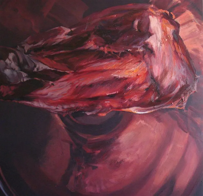 Image of Re-born V by Maryan Besaga, size: 90 Х 90 см, made of oil on canvas, Painting medium, from Ukraine, part of the RE-BORN series, priced at $5000