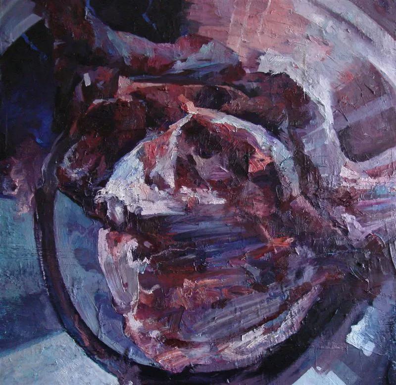 Зображення "Re-born III" від Мар'ян Бесага, розмір: 90 Х 90 см, матеріали: олія, полотно, медіум: Живопис, місто: Укарїна, серія: RE-BORN / ВІДРОДЖЕННЯ, ціна: Ціна за запитом