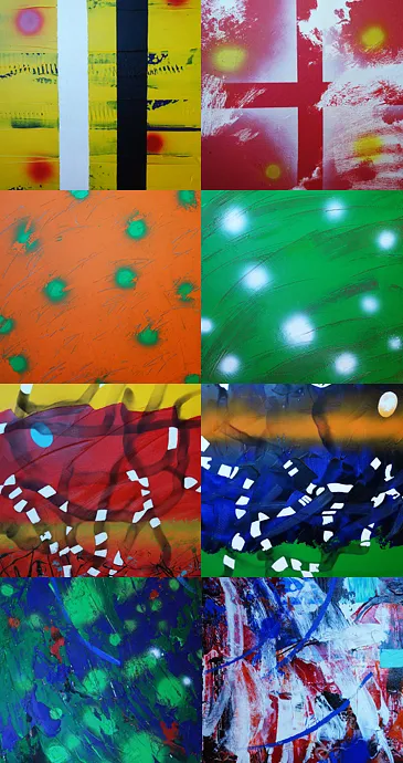 Image of Genesis III  — «Prima Motus» Series by Maryan Besaga, size: 160х80 см, made of mixed media on canvas, Painting medium, from Ukraine, part of the PRIMA MOTUS  series, priced at Price on request