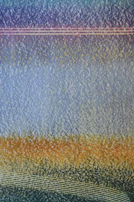 Image of Presence 6.03  Серія «Присутність» by Maryan Besaga, size: 100х70 cm, made of пастель, папір, Graphics medium, from Укарїна, part of the PRESENCE series, priced at $2300