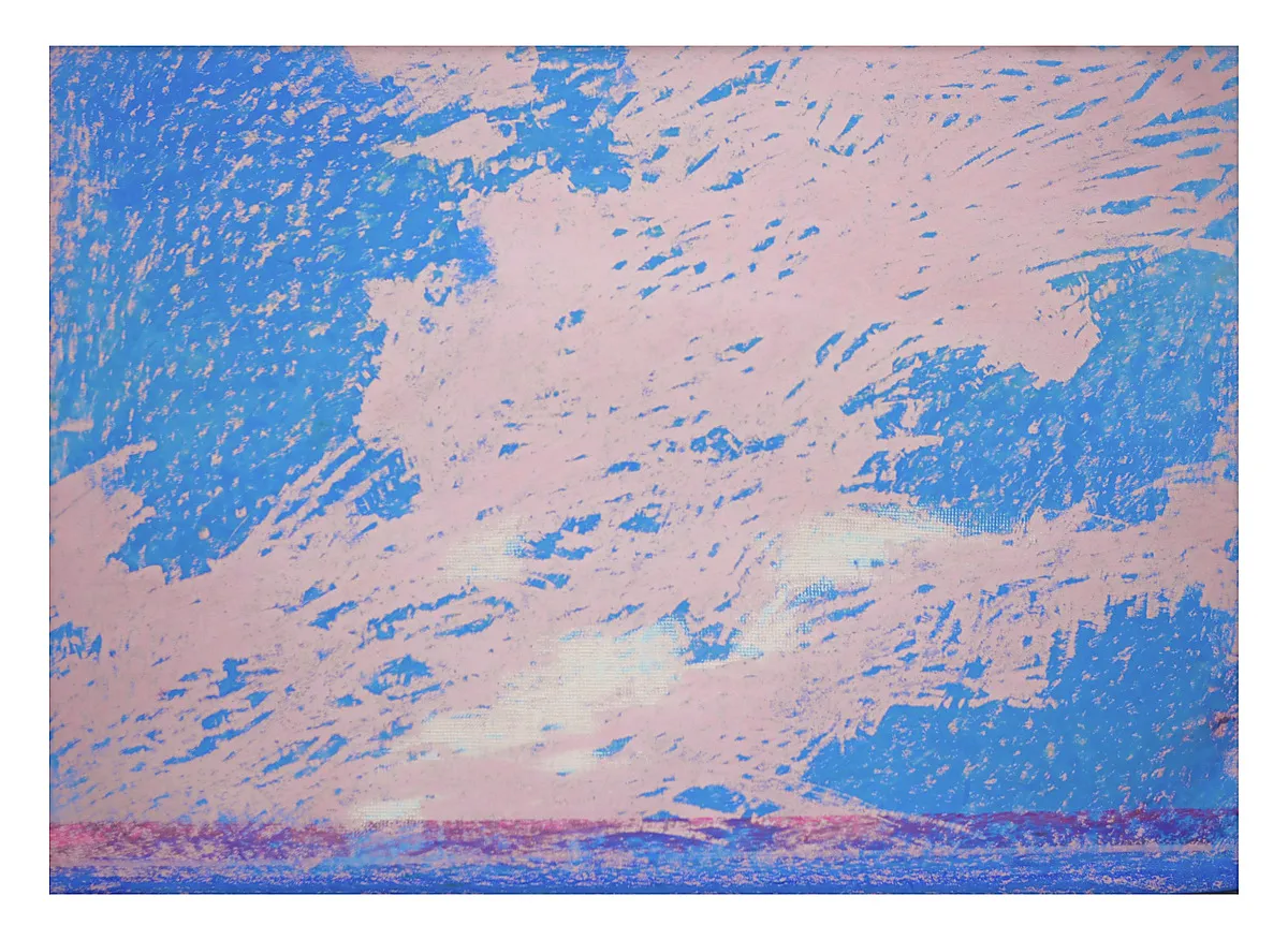 Image of Reflections 03 by Maryan Besaga, size: 60 х 70 см, made of  pastel, paper, Graphics medium, from Ukraine, part of the REFLECTIONS series, priced at €1600